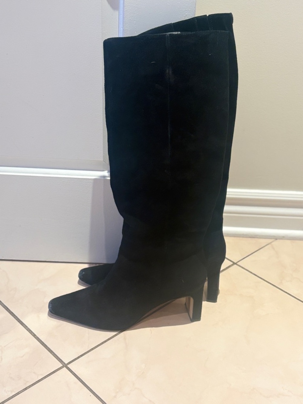 Sam Edelman suede zippered boots